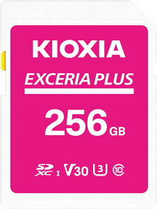 KIOXIA �L�I�N�V�A�y���{���zSD�J�[�h 256GB EXCERIA PLUS UHS-I U3 V30 Class10 SDXC �ő�Ǐo���x100MB/s �ő发��85MB/s 4K�Ή� �����T�|�[�g���K�i KLNPAE256G