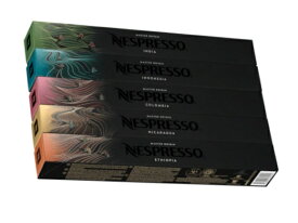 Nespresso ネスプレッソ マスターオリジン シリーズ 5種 1本 10個入 カプセル x 5本 合計 50 カプセル