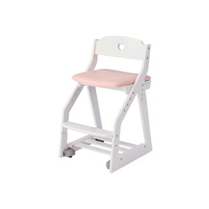 【P10倍&4%OFFクーポン】学習椅子 KOIZUMI 姿勢 学習イス コイズミ 子供 PVC レザー キッズチェア デスクチェア 布 4ステップチェア ラブリーチェア ハート かわいい デコプリ ラバーウッド ス