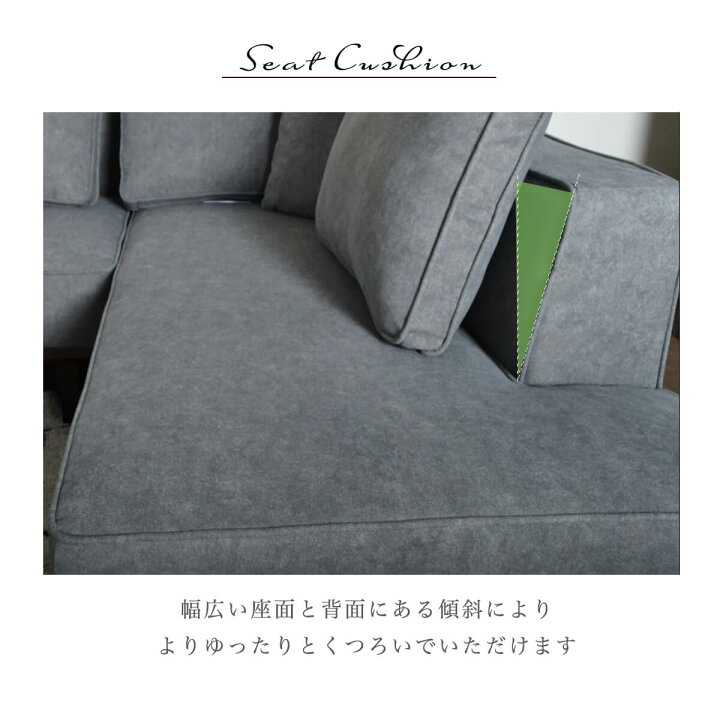 引き取り限定】グレー ソファセット クッション付き引き取り限定 
