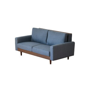 ★ソファー 2人掛け かわいい ファブリック 肘掛 ひじ掛け 肘掛け グレー ブルー 木製 ワンルーム 一人暮らし おしゃれ シンプル 北欧 モダン ゆったり リモコン置き リビングソファ ローソ