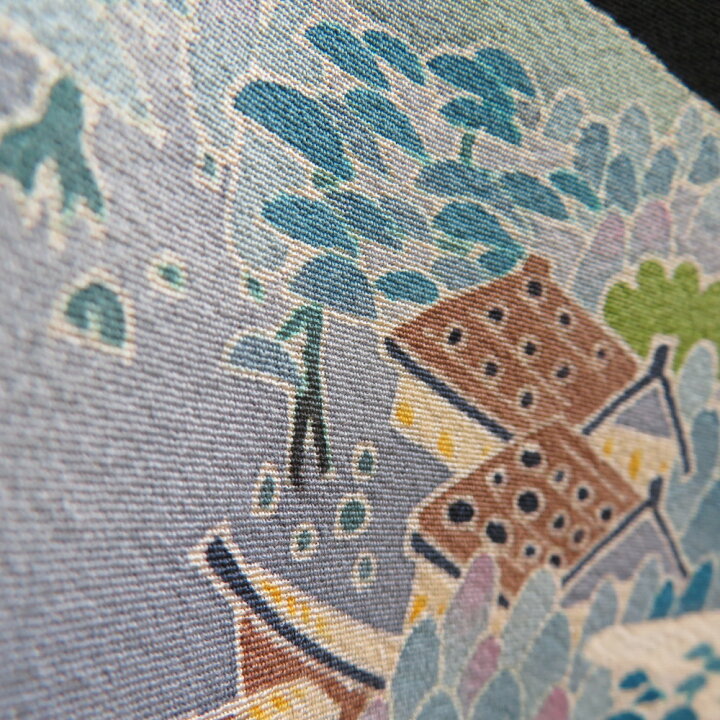 楽天市場】黒留袖 本場加賀友禅染 池田裕 作家物 風景柄 正絹 袷 広衿  