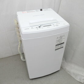 TOSHIBA (東芝) 全自動洗濯機 4.5kg AW-45M7 2020年製 ピュアホワイト 簡易乾燥機能付 一人暮らし 洗浄・除菌済み