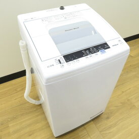HITACHI (日立) 全自動電気洗濯機 シャワー浸透洗浄 白い約束 NW-R704 7.0kg 縦型 2019年製 簡易乾燥機能付 洗浄・除菌済
