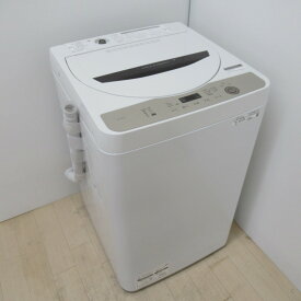SHARP (シャープ) 全自動電気洗濯機 6.0kg 縦型 ES-GE6E 2020年製 ブラウン 簡易乾燥機能付 一人暮らし 洗浄・除菌済み