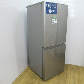 AQUA (アクア) 冷蔵庫 126L 2ドア AQR-13M ブラッシュシルバー 2022年製 一人暮らし 洗浄・除菌済み