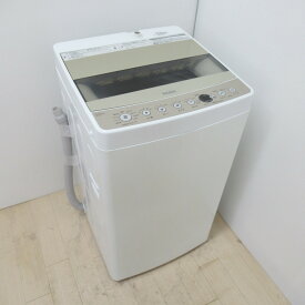 Haier (ハイアール) 全自動洗濯機 5.5kg JW-C55D-N 2019年製 シャンパンゴールド 一人暮らし 洗浄・除菌済み