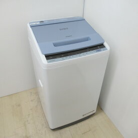 HITACHI (日立) 全自動洗濯機 7.0kg BW-V70C ビートウォッシュ ナイアガラシャワー2019年製 ブルー 簡易乾燥機能付
