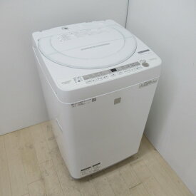 SHARP (シャープ) 全自動電気洗濯機 ES-G7E5 7.0kg 2018年製 ホワイト 簡易乾燥機能付 一人暮らし 洗浄・除菌済み
