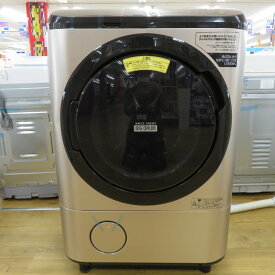 HITACHI (日立) ビッグドラム ドラム式洗濯乾燥機 12kg 左開き BD-NX120EL 2020年式 ヒートリサイクル 風アイロン ステンレスシャンパン