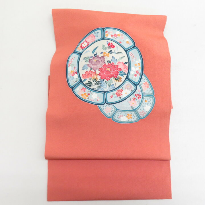 楽天市場】名古屋帯 友禅 友禅染帯 正絹 久谷更文様 お太鼓柄 コラール  