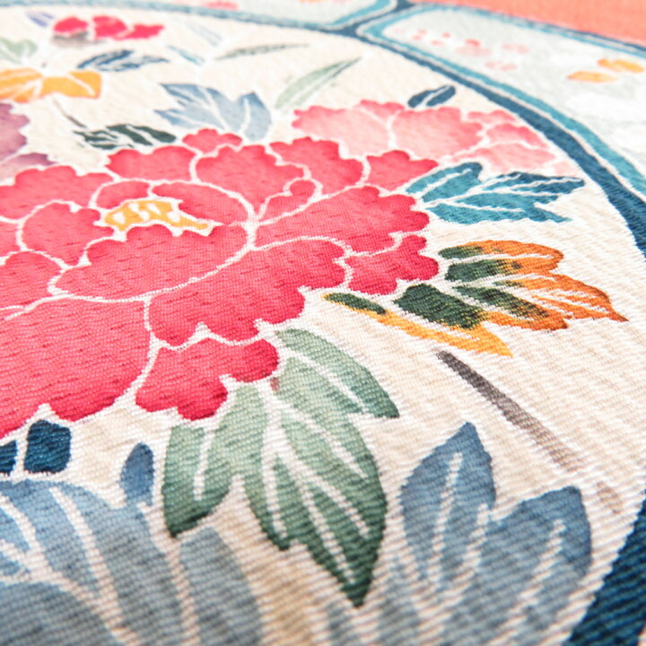 楽天市場】名古屋帯 友禅 友禅染帯 正絹 久谷更文様 お太鼓柄 コラール  