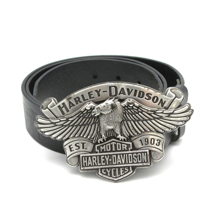 楽天市場】Harley Davidson (ハーレーダビッドソン) ロゴ型押し レザー 