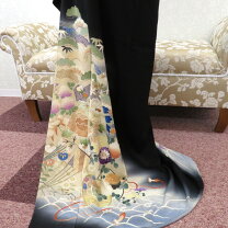 楽天市場】大正ロマン 着物（種類（着物）黒留袖）（和服｜レディース  