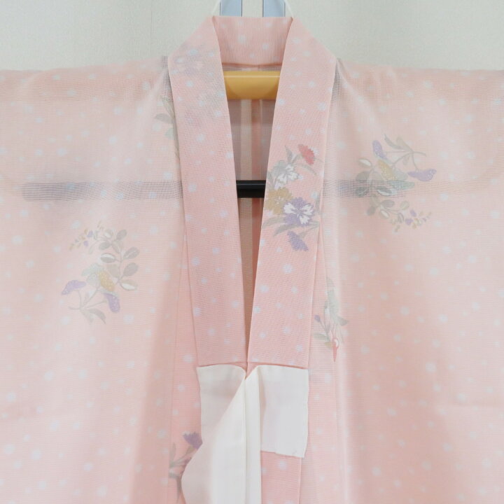 楽天市場】子供着物 女の子用 夏用 絽 四つ身 襦袢セット 花模様 薄 