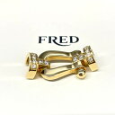 FRED (フレッド) フォース10 LM ハーフダイヤ ラージ B0028-000 K18 YG ゴールド 金 重量約8g 全長約26mm トップのみ …