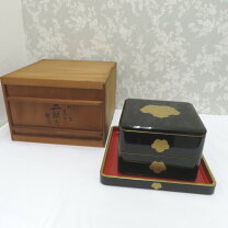 楽天市場】漆器 重箱（アート・美術品・骨董品・民芸品｜ホビー）の通販