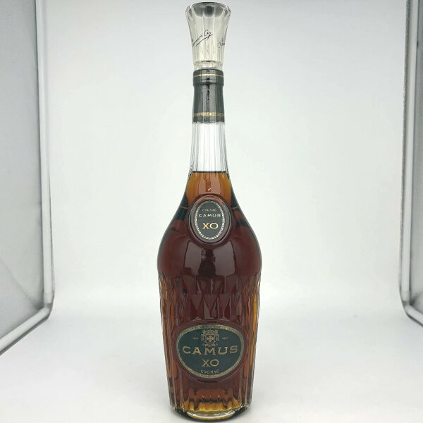 カミュ XO COGNAC コニャック ネゴシアン ロングネック クリアボトル 1000ml 40% 洋酒 古酒 未開栓 CAMUS ブランデー【中古】