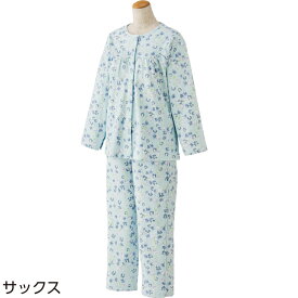 フルオープン ワンタッチテープ付き 介護 パジャマシニア ファッション 母の日 60代 70代 80代 シニア向け 服 衣料 老人 高齢者 シニアファッション 女性 婦人 服 ズボン 取寄せ 敬老の日