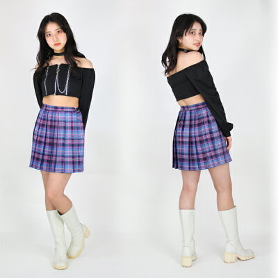 楽天市場 ダンス衣装 スカート チェック K Pop 衣装 韓国 Clsk 02 ダンス ミニ プリーツ かわいい アイドル ダンス 服 ヒップホップ 衣装 発表会 レディース ガールズ ジュニア 紫 パープル ピンク グレー ダンススタイル Cocos