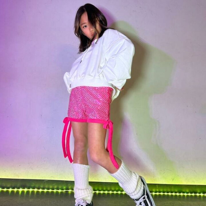 楽天市場】キッズ ダンス衣装 パンツ スパンコール ショートパンツ APS  