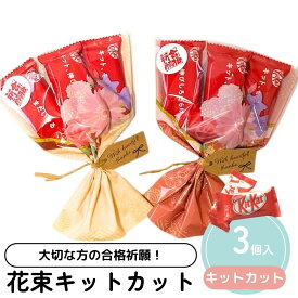 【24日20時〜P10倍+180円クーポン】 プチギフト 合格祈願 花束キットカット チョコ お正月 お年賀 2026年 お礼 プレゼント 500円 300円 退職 大量 個包装 結婚式 卒園 卒業 職場 ありがとう ギフト ばらまき 産休 挨拶 子供 ココサブ