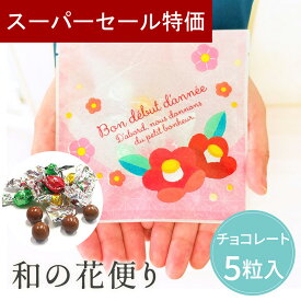 【12/4-11限定★最大P10倍+150円クーポン】 プチギフト お菓子 和の花便り チョコ 1個から 500円 300円 退職 大量 個包装 結婚式 卒園 卒業 職場 クリスマス お正月 お年賀 2026年 お礼 プレゼント おしゃれ ありがとう 産休 挨拶 子供 お世話になりました ココサブ
