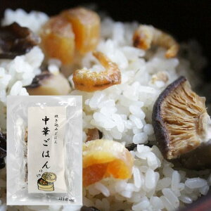 能登製塩 炊き込みごはんの素(中華)2合用<化学調味料無添加・無着色>湯煎と熱風でで天日を再現した特許取得の製塩法で作ったきれいな奥能登海水塩を使用しています。食べ応えのあ