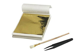 KiloNext ���� �t�F�C�N �S�[���h �V�[�g �A�[�g �����p 9cm×9cm 100������ �Ód�C�h�~ �s���Z�b�g �M �t�� �Z�b�g