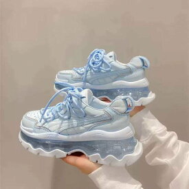 クリアソール スニーカー クリアソール ボリュームソール スニーカー 厚底 ダッドスニーカー 韓国ファッション 韓国ストリート 人気 トレンド 新作 20代 30代 40代 シューズ 靴 きれいめ かわいい おしゃれ