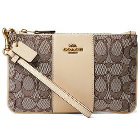 コーチ COACH ポーチ レディース 小物入れ リストレット 小銭入れ シグネチャー ストライプ 【送料無料】 ブランド コーチ正規品販売店 直営アウトレット店より直輸入