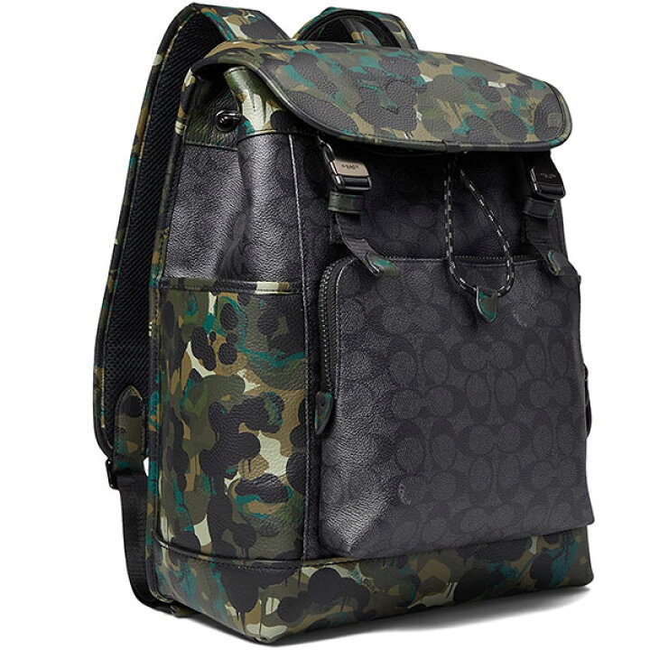 楽天市場】コーチ COACH バッグ リュックサック メンズ リュック 迷彩 