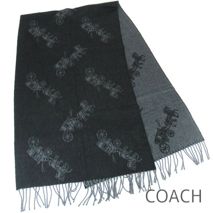 楽天市場】コーチ COACH マフラー レディース ストール 馬車柄 ウール  