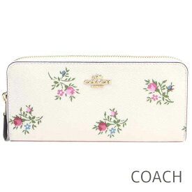 母の日無料ラッピング！ 訳アリ！超お買い得！ コーチ COACH 財布 レディース 長財布 花柄 ラウンドファスナー 【送料無料】 ブランド コーチ正規品販売店 直営アウトレット店より直輸入 【あす楽】