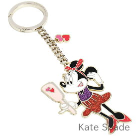 母の日無料ラッピング！ ケイトスペード kate spade キーホルダー レディース キーリング バッグチャーム ディズニー ミニーマウス Disney コラボ商品 【送料無料（ネコポス メール便）】 ブランド ケイトスペード正規品販売店 直営アウトレット店より直輸入 【あす楽】