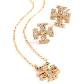 トリーバーチ Tory Burch ペンダント ピアス セット レディース ネックレス イヤリング アクセサリー ジュエリー ロゴ 【送料無料】 ブランド トリーバーチ正規品販売店 直営アウトレット店より直輸入