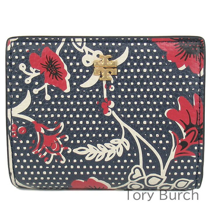 楽天市場】トリーバーチ Tory Burch 財布 レディース 二つ折り財布 花 
