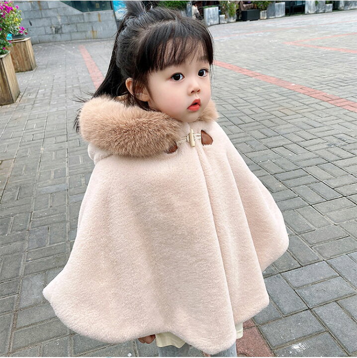 楽天市場 子供服 ポンチョ ケープ クリスマス用 マント 女の子 可愛い お祝い フード付き クリスマス衣装 ギフト キッズ コート 防寒 ベビーケープ もこもこ 柔らか 赤ちゃん 出産祝い アウターウェア 秋冬 百日祝い 誕生日 新生児 新年 厚手 暖かい プレゼント お出かけ