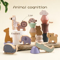 バランスブロック 木製積み木 動物 積み木 カラフル 動物 積み木 木製 カラフル バランスゲーム 木製バランスゲーム 積み木ブロック ドミノブロック BACKYARD FAMILY 雑貨タウン - 通販 - Yahoo ショッピング