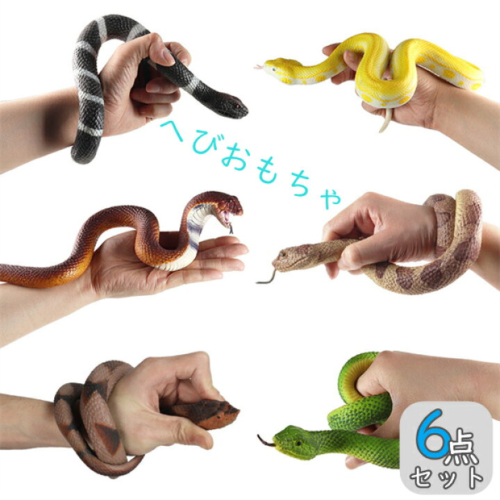 楽天市場】ヘビのおもちゃ ハロウィン ヘビ 6点セット 蛇 スネーク  