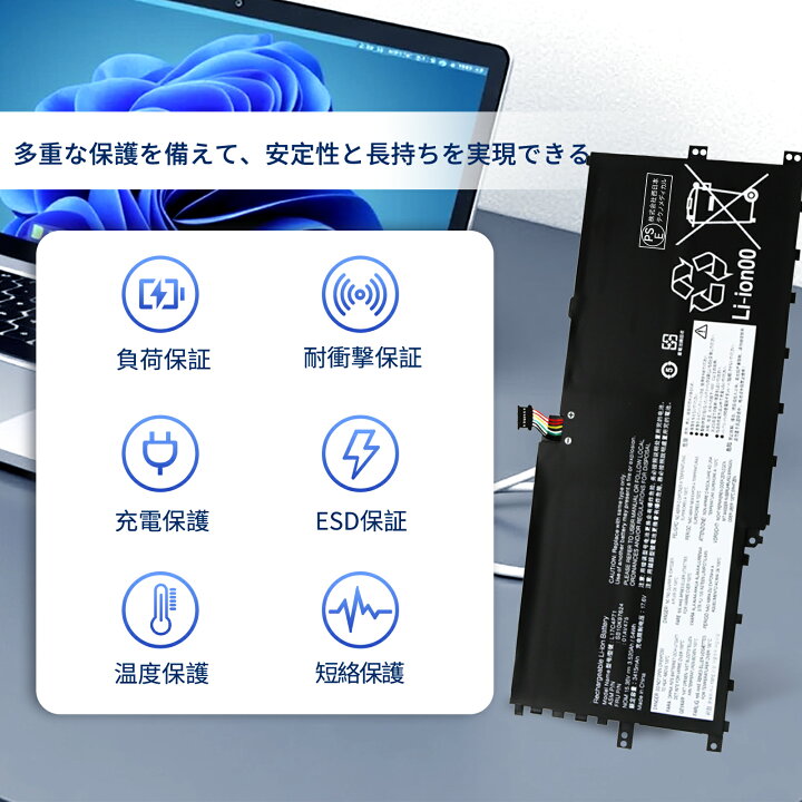 楽天市場】【5倍ポイント】新品 LENOVO L17M4P73 互換バッテリー 