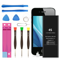 【5倍ポイント】新品 Apple iPhone 4S 交換バッテリー 互換バッテリー 予備バッテリー【1430mAh 3.7V】 …