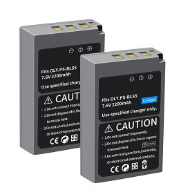 【2個セット】 Olympus E-PL9 対応 高性能互換 バッテリー【2200mAh 7.6V】BLS-5 / BLS-50/E-PL10 / PEN E-P7 / OM-D E-M5 Mark III 対応 PSE認証 1年保証 リチャージャブルバッテリー リチウムイオンバッテリー デジタルカメラ デジカメ 充電池 YLP 2025LP-XIJP