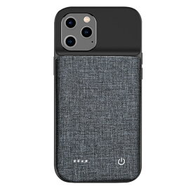 【10倍ポイント】ケース型バッテリー iphone12Pro Max バッテリー内蔵ケース【6800mAh 3.7V】シリコン 耐衝撃 軽量設計 充電ケース 保護ケース 大容量 携帯充電器 PSE認証 旅行用 LED表示 YGH 2025GH-JP
