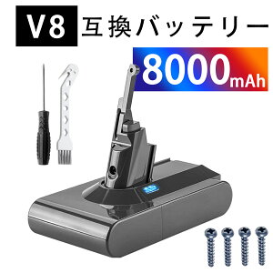 �y5�{�|�C���g�zDyson �Ή� SV10 V8 Trigger V8 Animal+ V8 Car+Boat V8 Mattress V8 HEPA V8 Animal Pro 21.6V 8000mAh �o�b�e���[�|���@�����p�o�b�e���[ 2026ECA-XIJPFOG