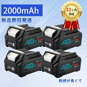 �y���I�Ҍ��I�z�y5�{�|�C���g�zBL4020 �Ή� W001G TD001G HR001G HR003G DF001G GA003G GA005G GA011G GA013G CF001G HS004G 40V 2000mAh �o�b�e���[�|���@�����p�o�b�e���[ 2026IC-XIJPIOE