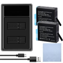 楽天市場】gopro hero8 black 純正バッテリー 充電器 デュアル 