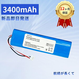 �y5�{�|�C���g�z�V�i ECOVACS N8Pro �݊��o�b�e���[ �y3400mAh 14.8V�z �Ή��p �����\ �o�b�e���[ YJCA 2025JCA-XIJP