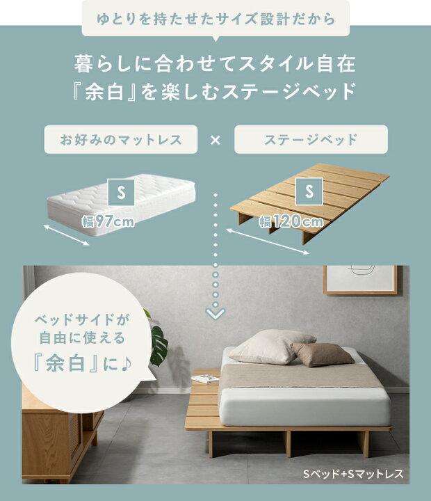 楽天市場】【7/15まで！最大15％OFFクーポン配布中】 ベッド すのこ 