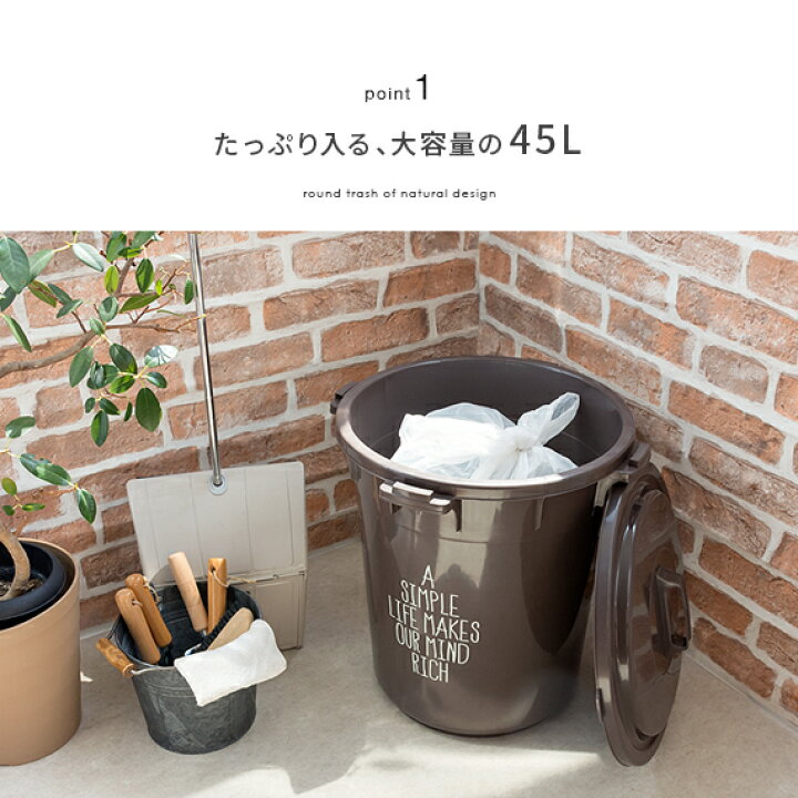 最終値下げ ゴミ箱 3個セット 45リットル おしゃれ 屋外 分別 キッチン 北欧 フタ付き 安い シンプル ダストボックス 大容量 Supplystudies Com